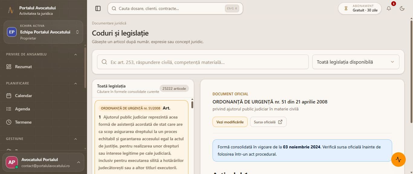 Căutare în legislație și versiunile actelor normative